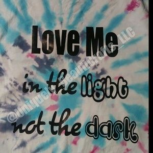 Hand dyed "Love Me" T-shirts